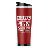 Thumbnail for Airline Pilot Label Designed Stainless Steel Travel Mugs