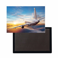 Thumbnail for Airliner Jet Cruising over Clouds Designed Magnets
