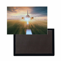 Thumbnail for Airplane Flying Over Runway Designed Magnets