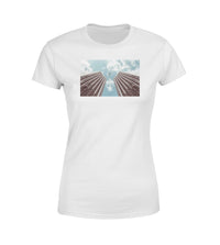 Thumbnail for Airplane Flying over Big Buildings Designed Women T-Shirts