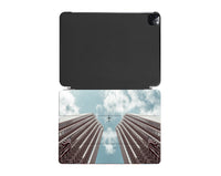 Thumbnail for Airplane Flying over Big Buildings Designed iPad Cases