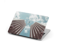 Thumbnail for Airplane Flying over Big Buildings Designed Macbook Cases