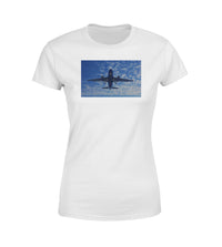 Thumbnail for Airplane From Below Designed Women T-Shirts