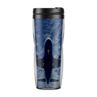 Thumbnail for Airplane From Below Designed Travel Mugs
