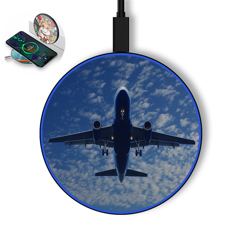 Airplane From Below Designed Wireless Chargers