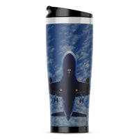 Thumbnail for Airplane From Below Designed Travel Mugs