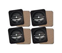 Thumbnail for Airplane Instruments-Turn Coordinator Designed Coasters
