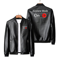Thumbnail for Airplane Mode On Designed PU Leather Jackets