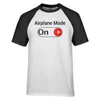 Thumbnail for Airplane Mode On Designed Raglan T-Shirts