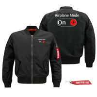 Thumbnail for Airplane Mode On Designed Pilot Jackets (Customizable)