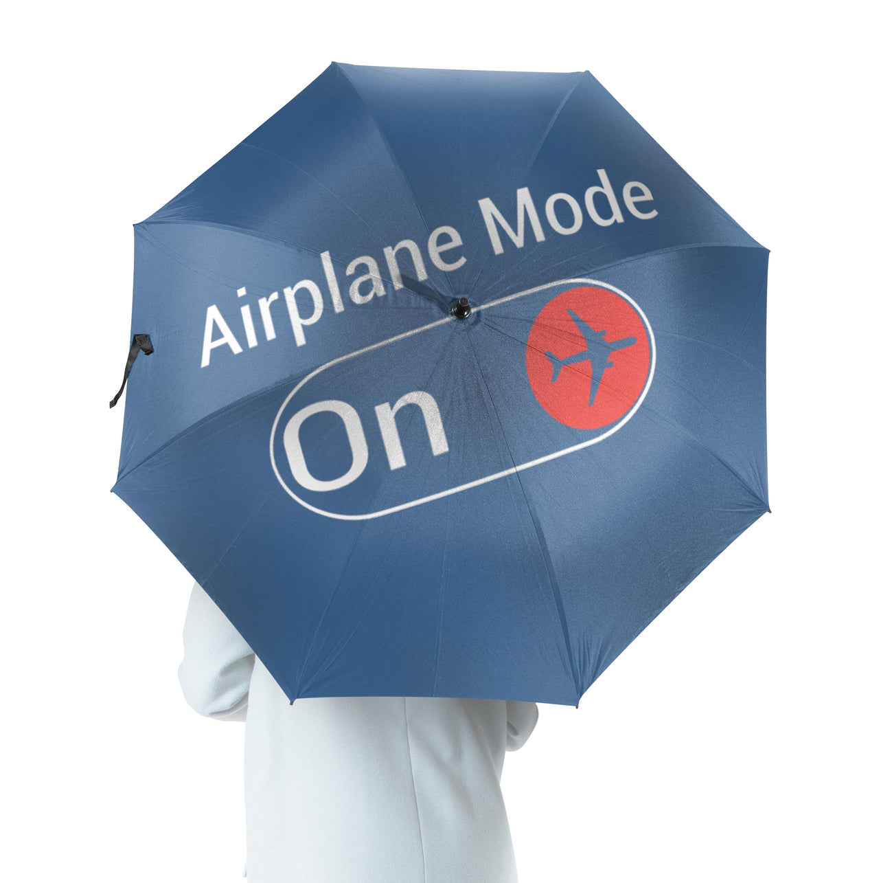 Airplane Mode On Designed Umbrella