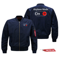 Thumbnail for Airplane Mode On Designed Pilot Jackets (Customizable)