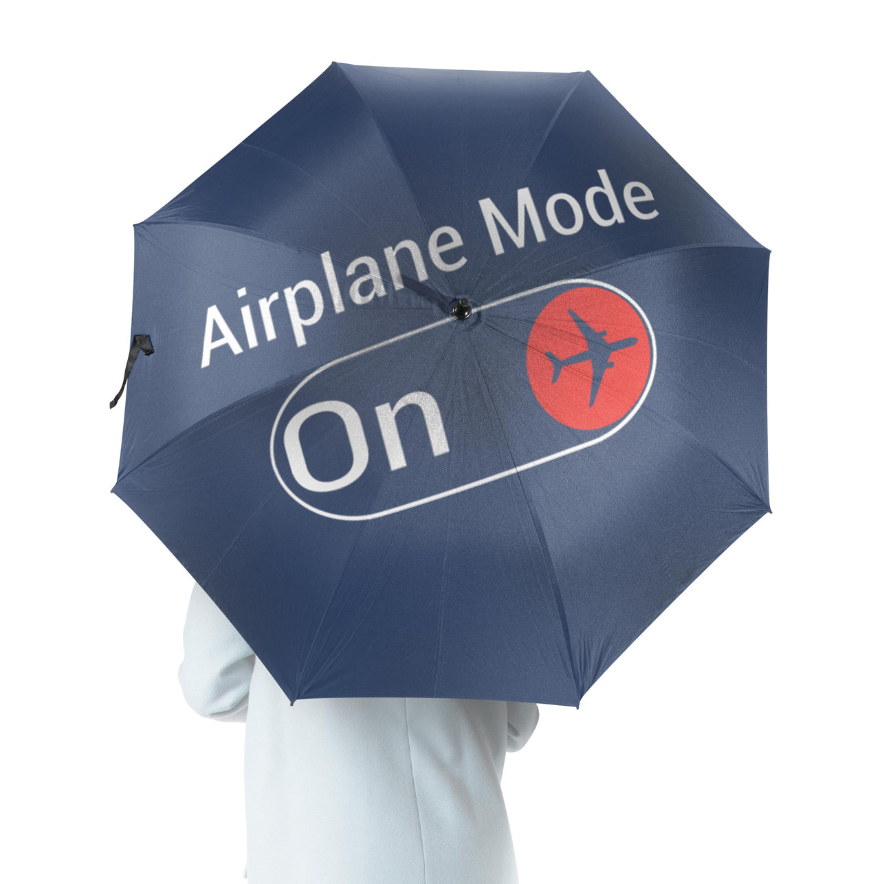 Airplane Mode On Designed Umbrella