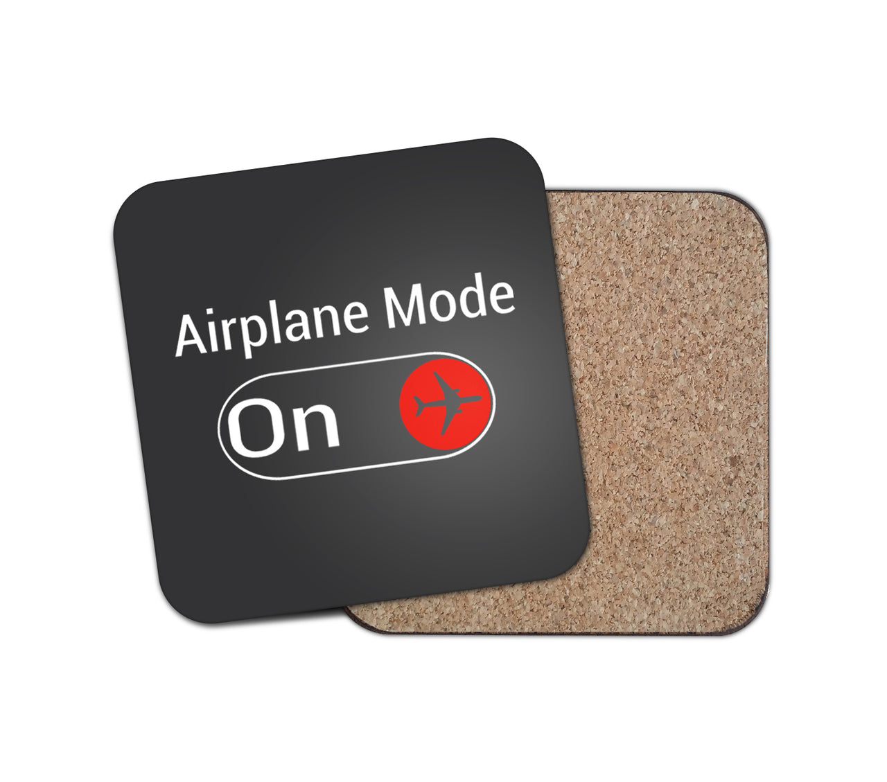 Airplane Mode On Designed Coasters