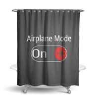 Thumbnail for Airplane Mode On Designed Shower Curtains