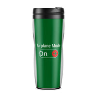 Thumbnail for Airplane Mode On Designed Plastic Travel Mugs