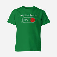 Thumbnail for Airplane Mode On Designed Children T-Shirts