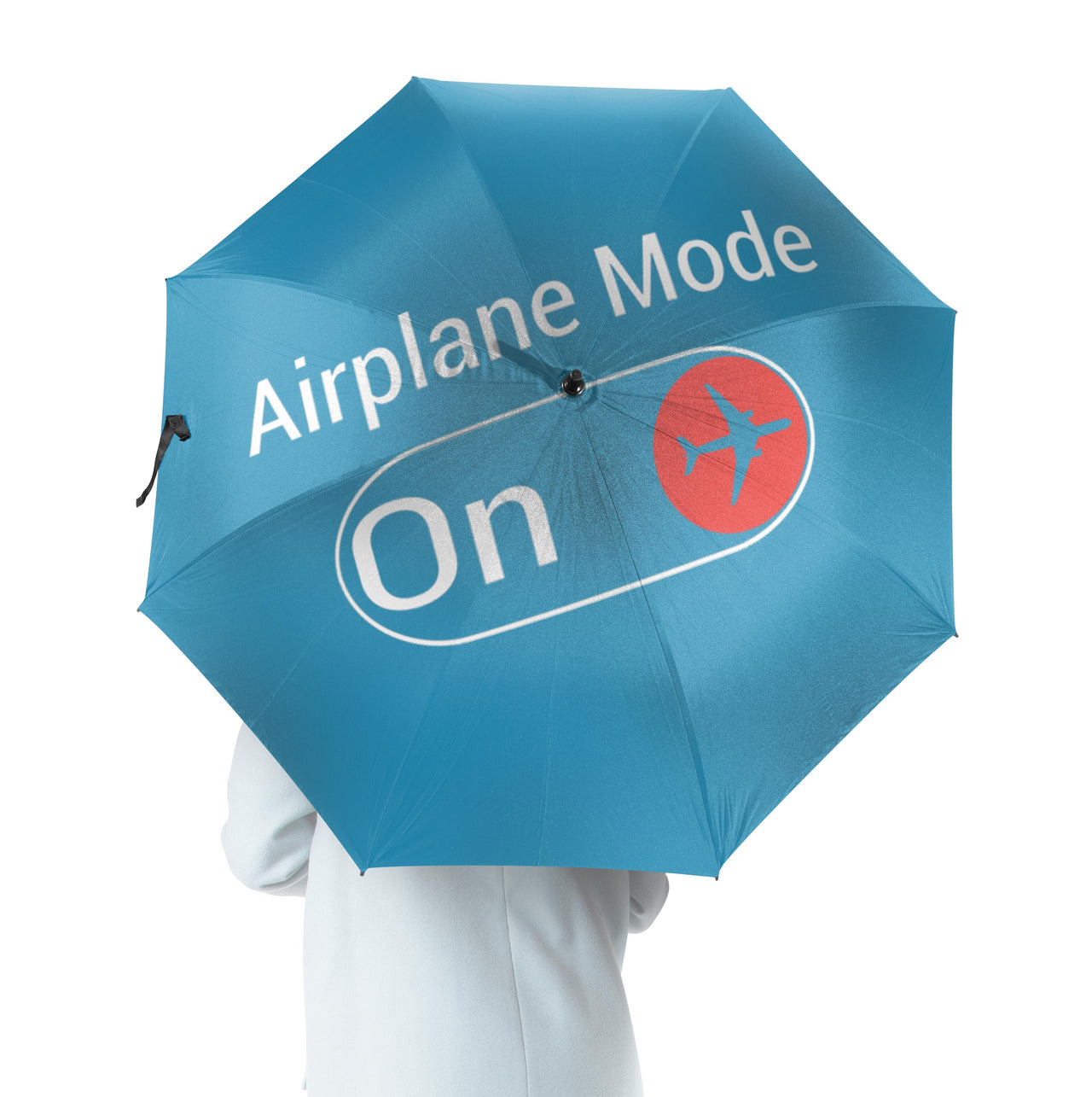 Airplane Mode On Designed Umbrella