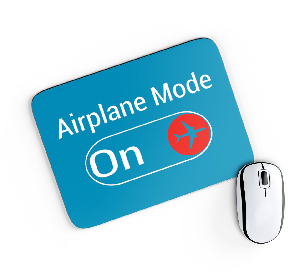 Airplane Mode On Designed Mouse Pads