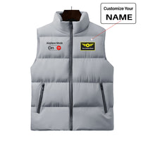 Thumbnail for Airplane Mode On Designed Puffy Vests