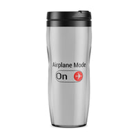 Thumbnail for Airplane Mode On Designed Plastic Travel Mugs
