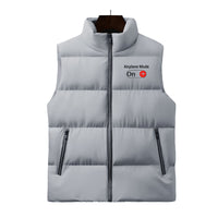 Thumbnail for Airplane Mode On Designed Puffy Vests