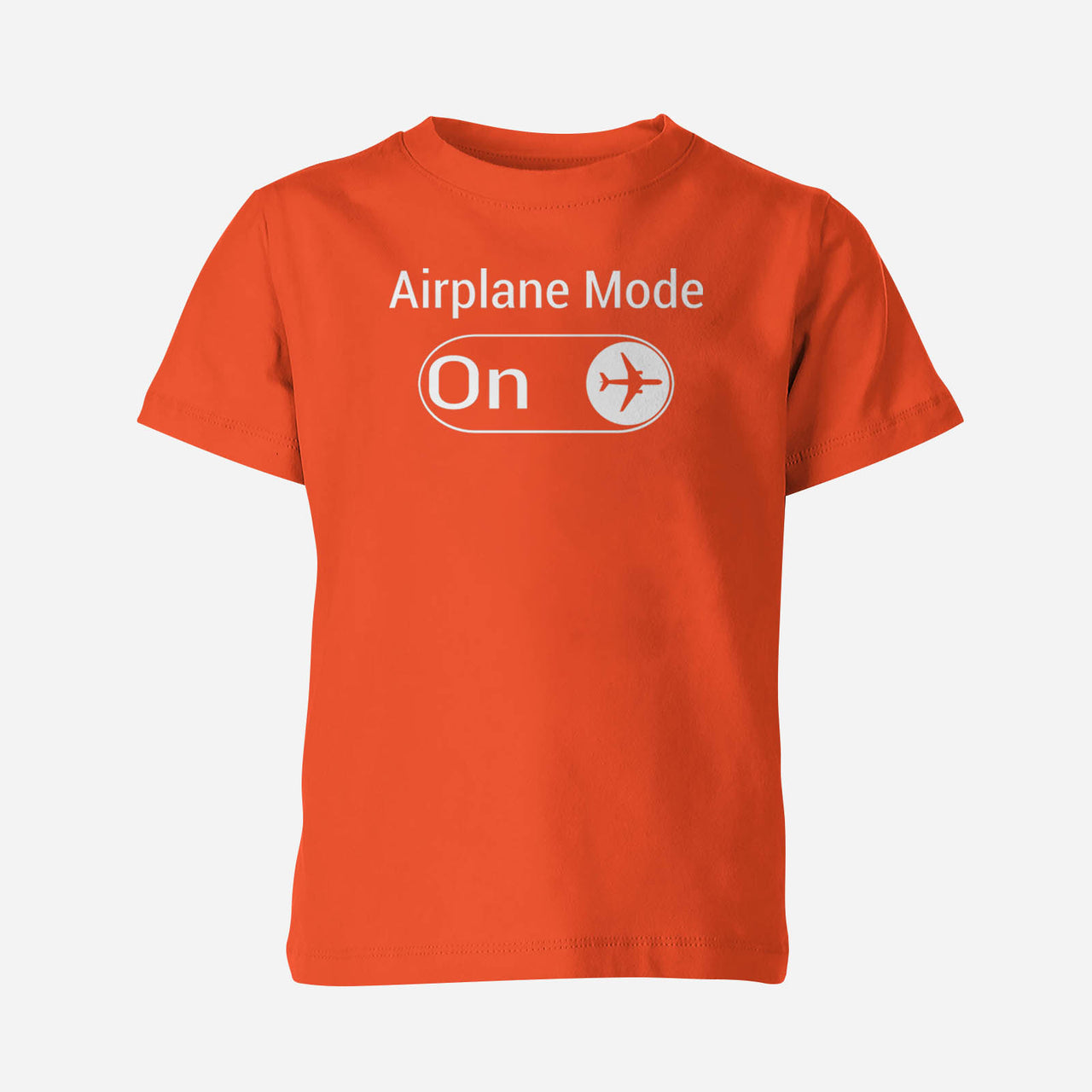 Airplane Mode On Designed Children T-Shirts