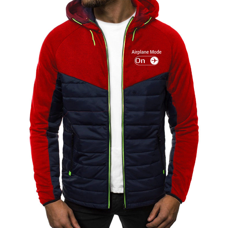 Airplane Mode On Designed Sportive Jackets