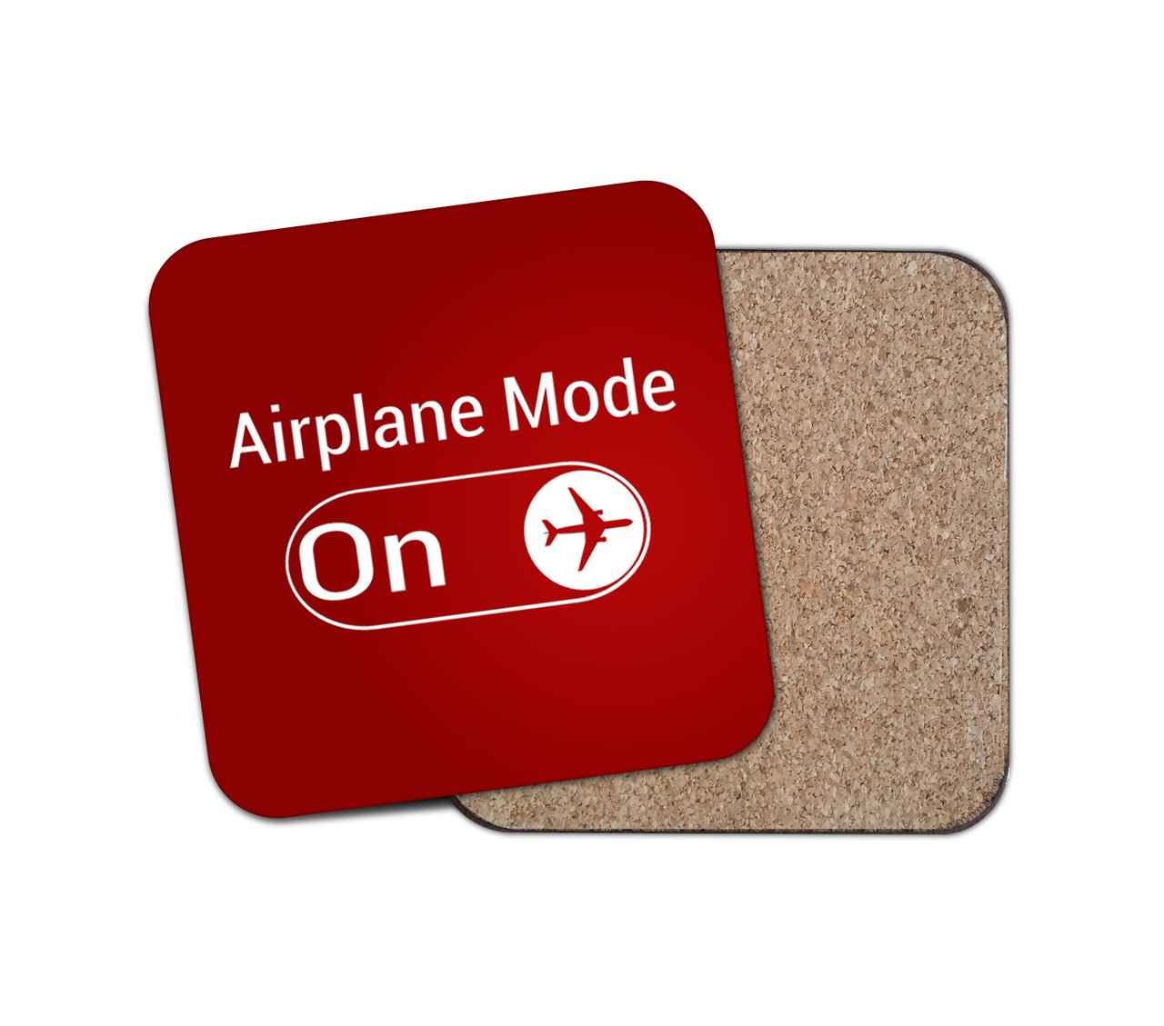 Airplane Mode On Designed Coasters