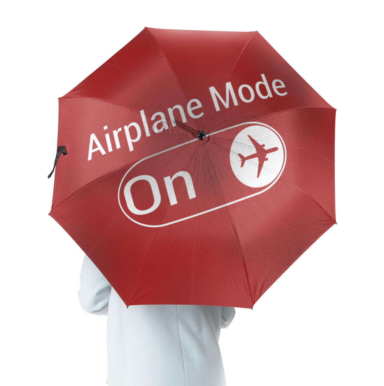 Airplane Mode On Designed Umbrella