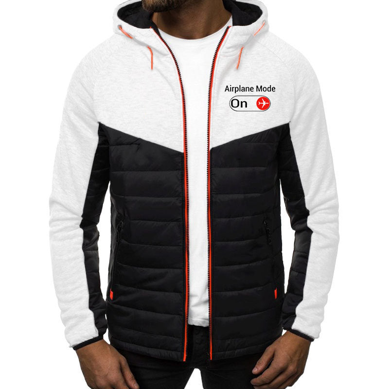 Airplane Mode On Designed Sportive Jackets