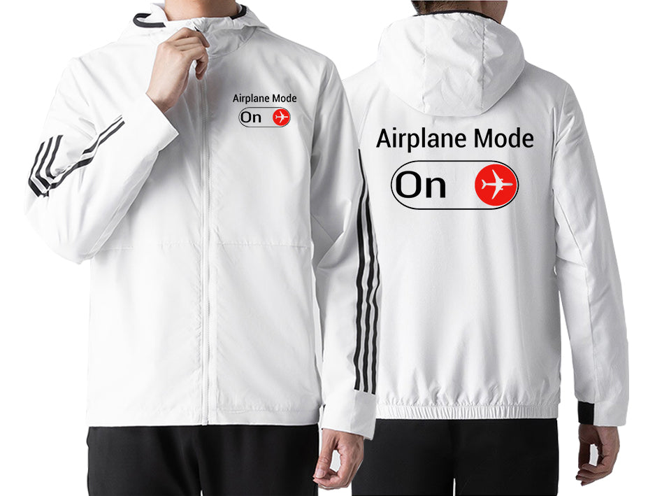 Airplane Mode On Designed Sport Style Jackets