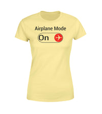Thumbnail for Airplane Mode On Designed Women T-Shirts