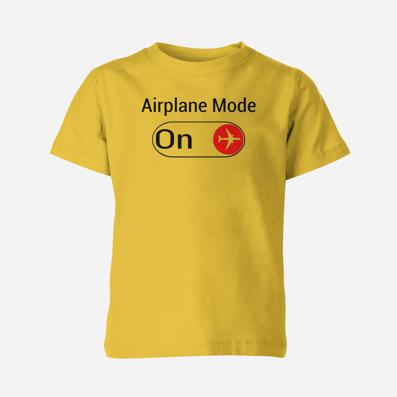 Airplane Mode On Designed Children T-Shirts