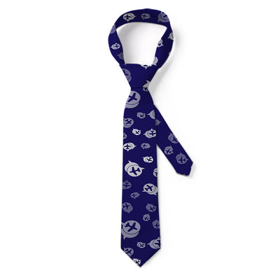 Airplane Notification Theme aviation design on premium silk blend tie.