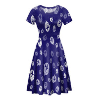 Thumbnail for Airplane Notification Theme Designed Women Midi Dress