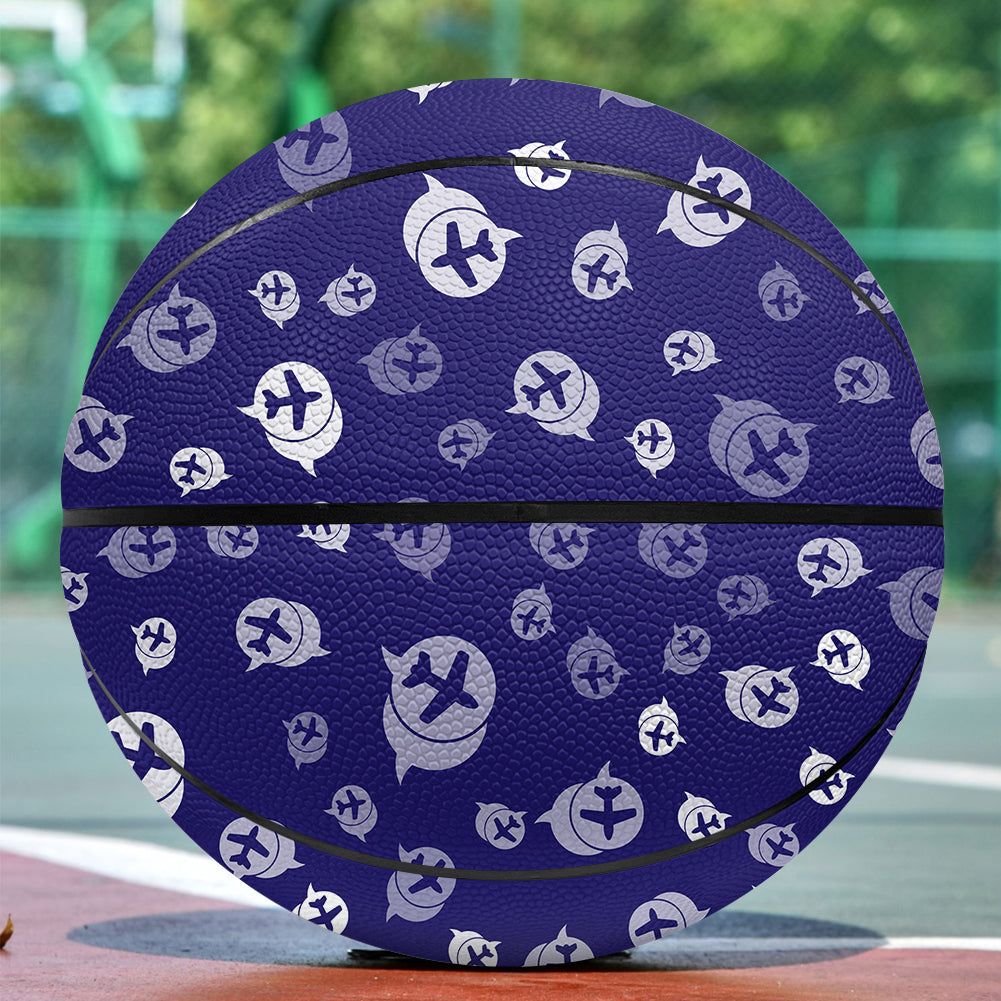 Airplane Notification Theme Designed Basketball