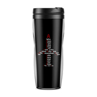Thumbnail for Airplane Shape Aviation Alphabet Designed Plastic Travel Mugs