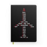 Thumbnail for Airplane Shape Aviation Alphabet Designed Notebooks