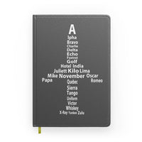 Thumbnail for Airplane Shape Aviation Alphabet Designed Notebooks