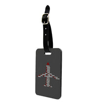 Thumbnail for Airplane Shape Aviation Alphabet Designed Luggage Tag