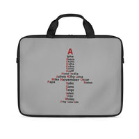 Thumbnail for Airplane Shape Aviation Alphabet Designed Laptop & Tablet Bags