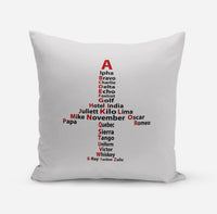 Thumbnail for Airplane Shape Aviation Alphabet Designed Pillows