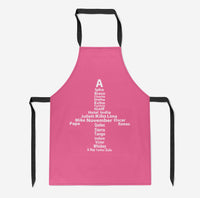 Thumbnail for Airplane Shape Aviation Alphabet Designed Kitchen Aprons