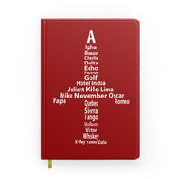 Thumbnail for Airplane Shape Aviation Alphabet Designed Notebooks