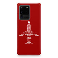 Thumbnail for Airplane Shape Aviation Alphabet Samsung S & Note Cases