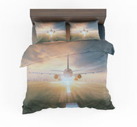 Thumbnail for Airplane Flying Over Runway Designed Bedding Sets