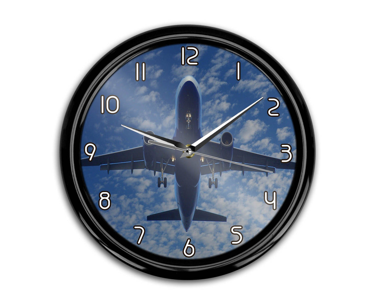 Airplane From Below Printed Wall Clocks Aviation Shop 