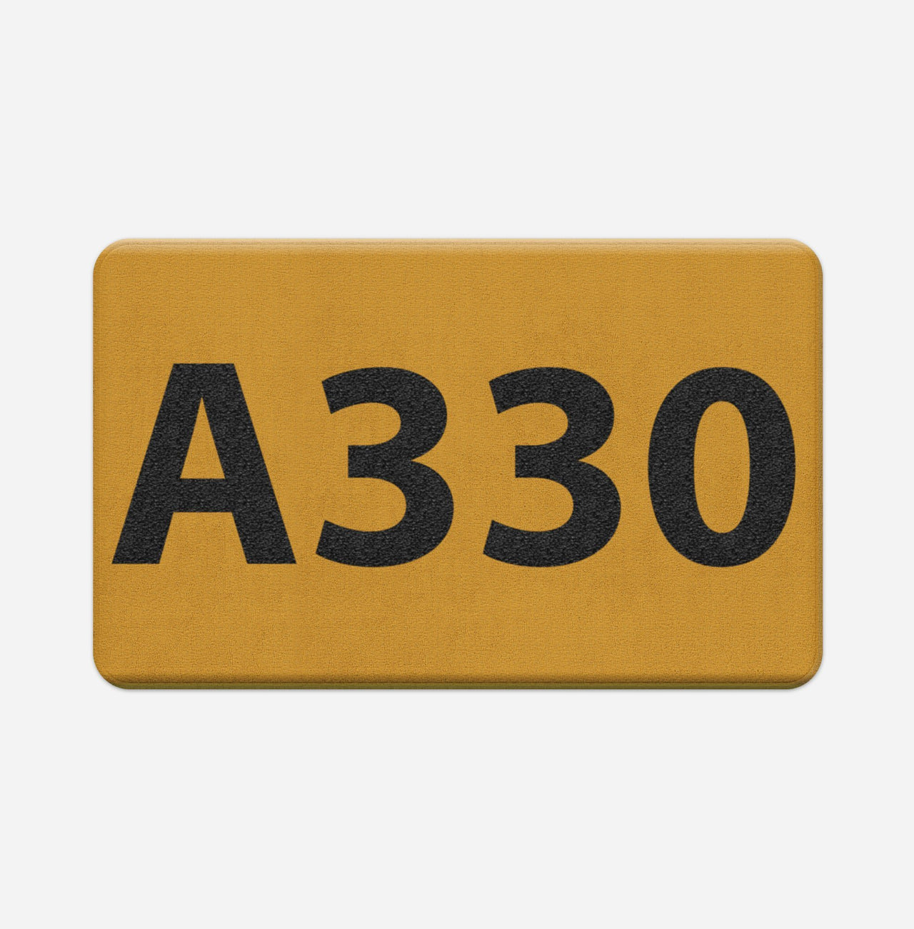 Airport Ground Signs Designed "Airbus A330" Bath Mats Pilot Eyes Store 