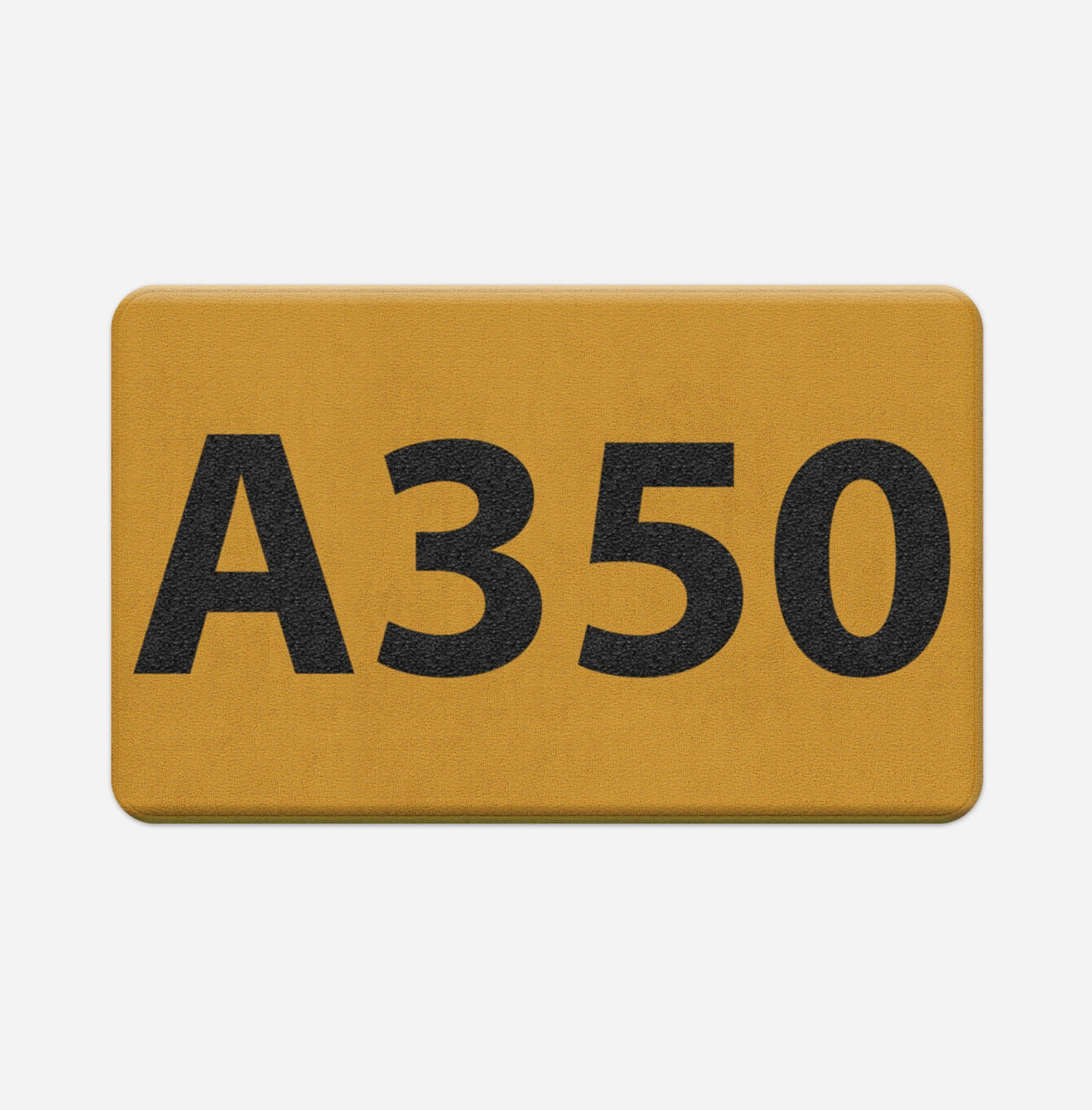 Airport Ground Signs Designed "Airbus A350" Bath Mats Pilot Eyes Store Floor Mat 50x80cm 